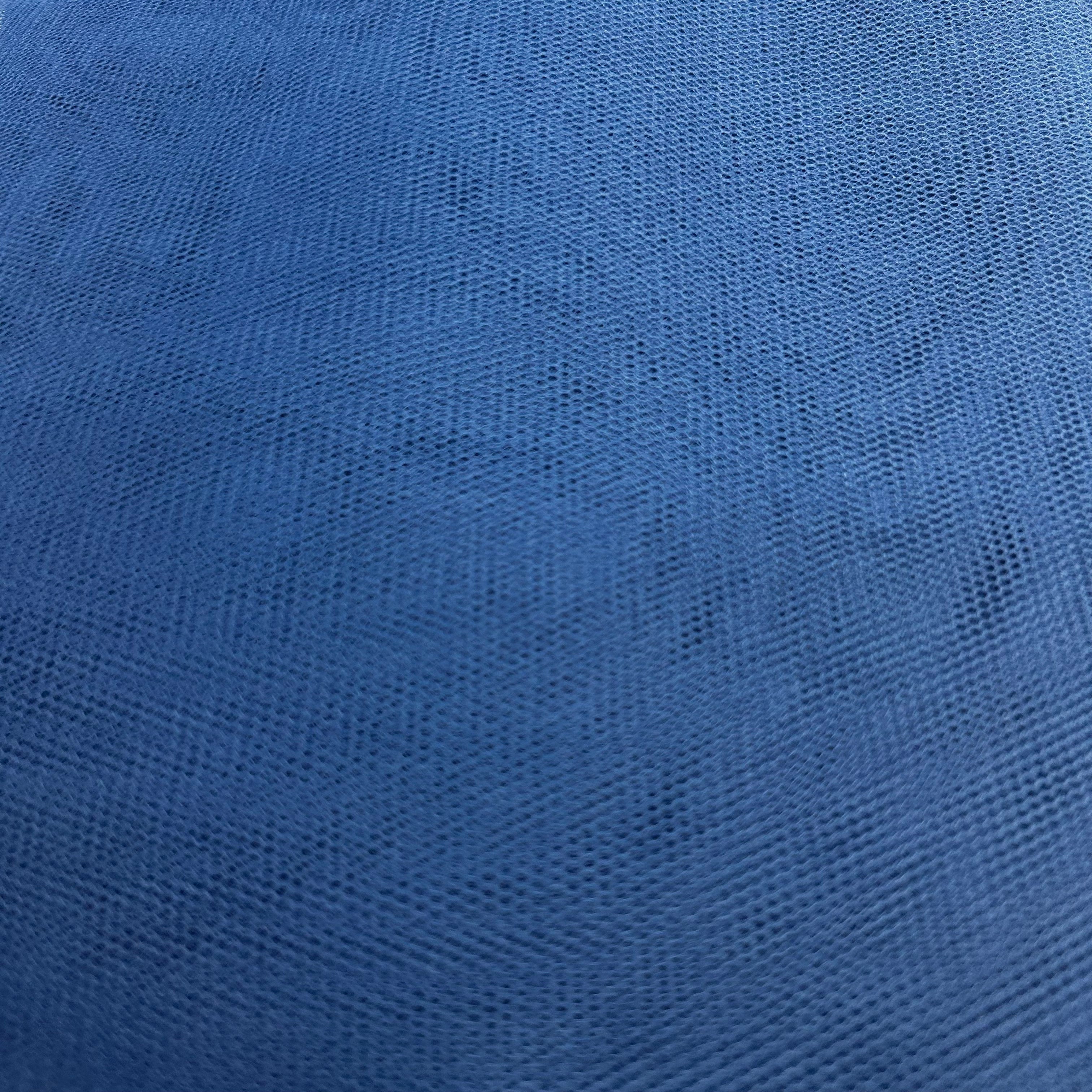 Blue 100% Nylon Tulle Dressmaking Fabric | SALEXML060