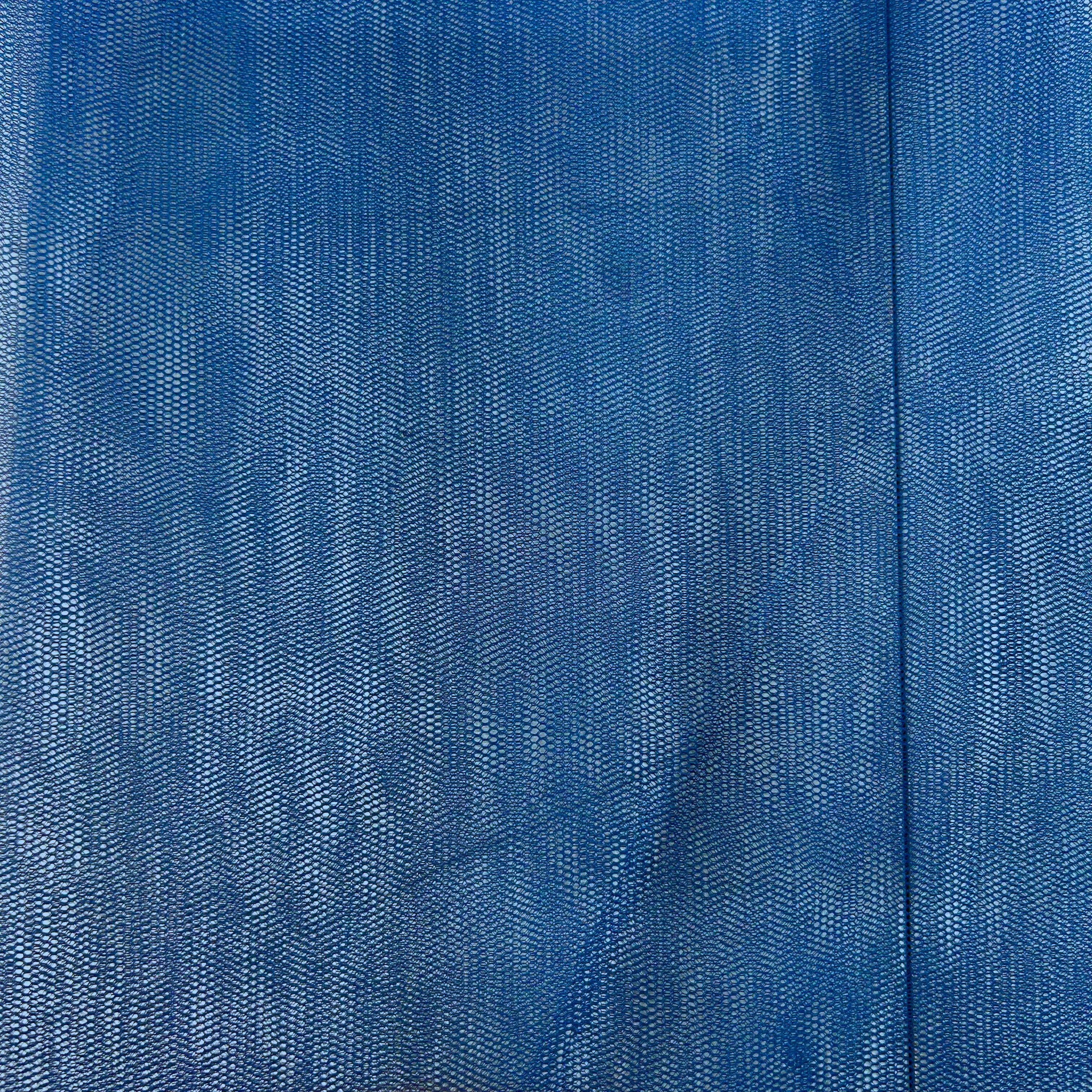 Blue 100% Nylon Tulle Dressmaking Fabric | SALEXML060