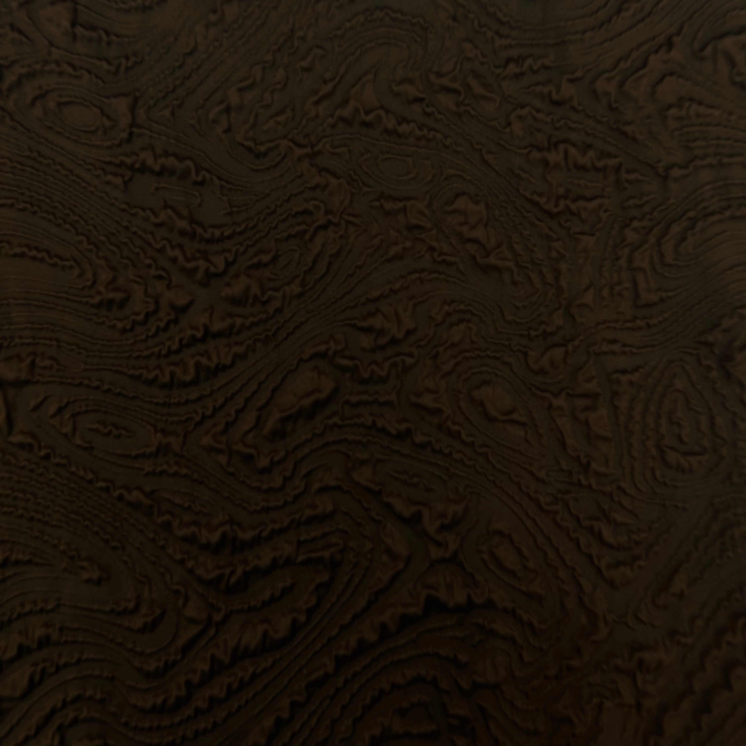 Solid Dark Brown Jacquard Textured Fabric | SALEXML075