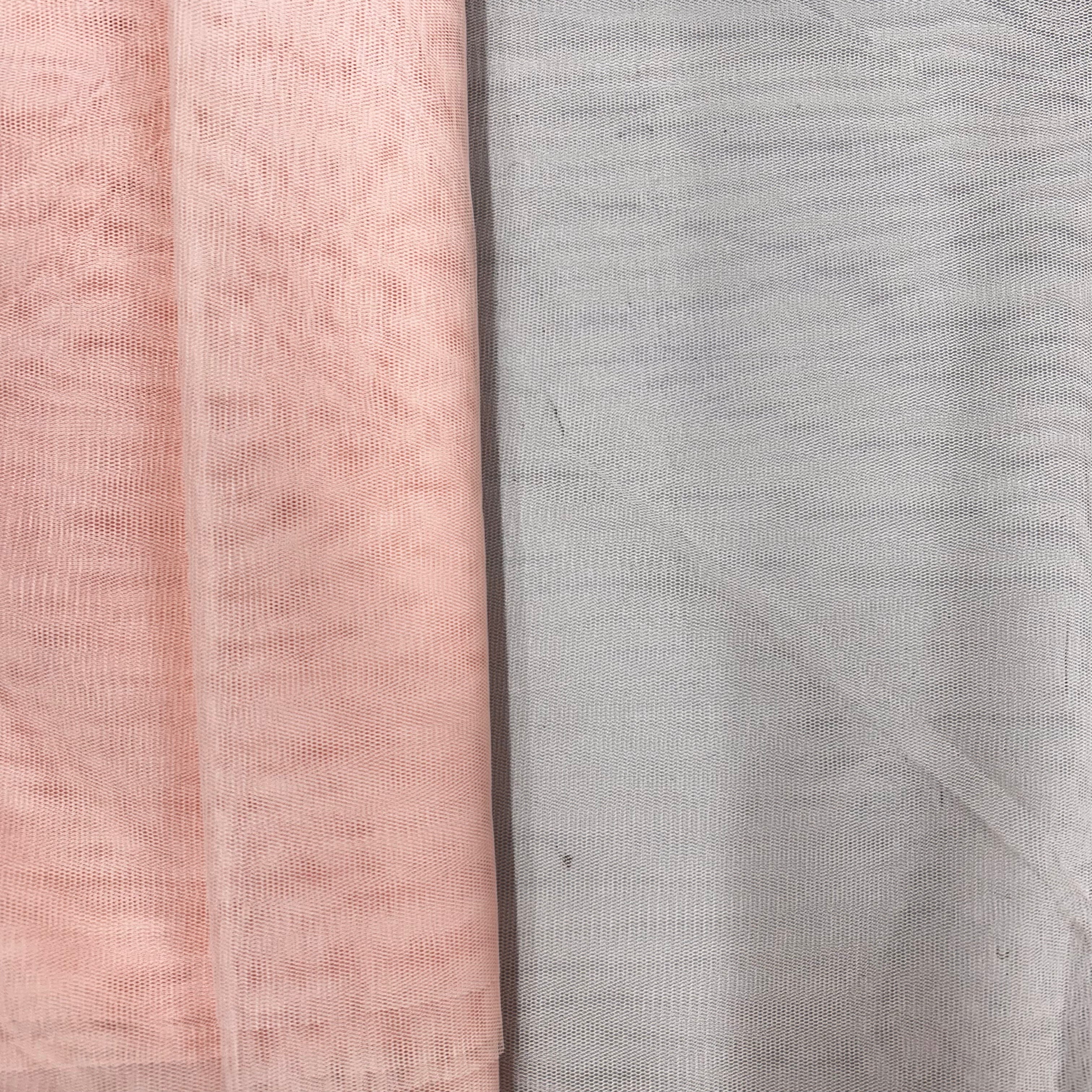 Peach Tulle Fabric Soft Mesh for Dressmaking | SALEXML124