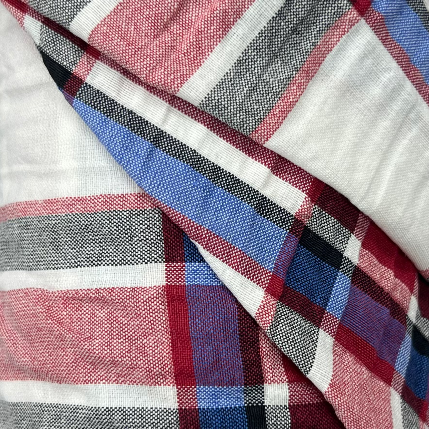 Checkered Cotton Fabric RX130