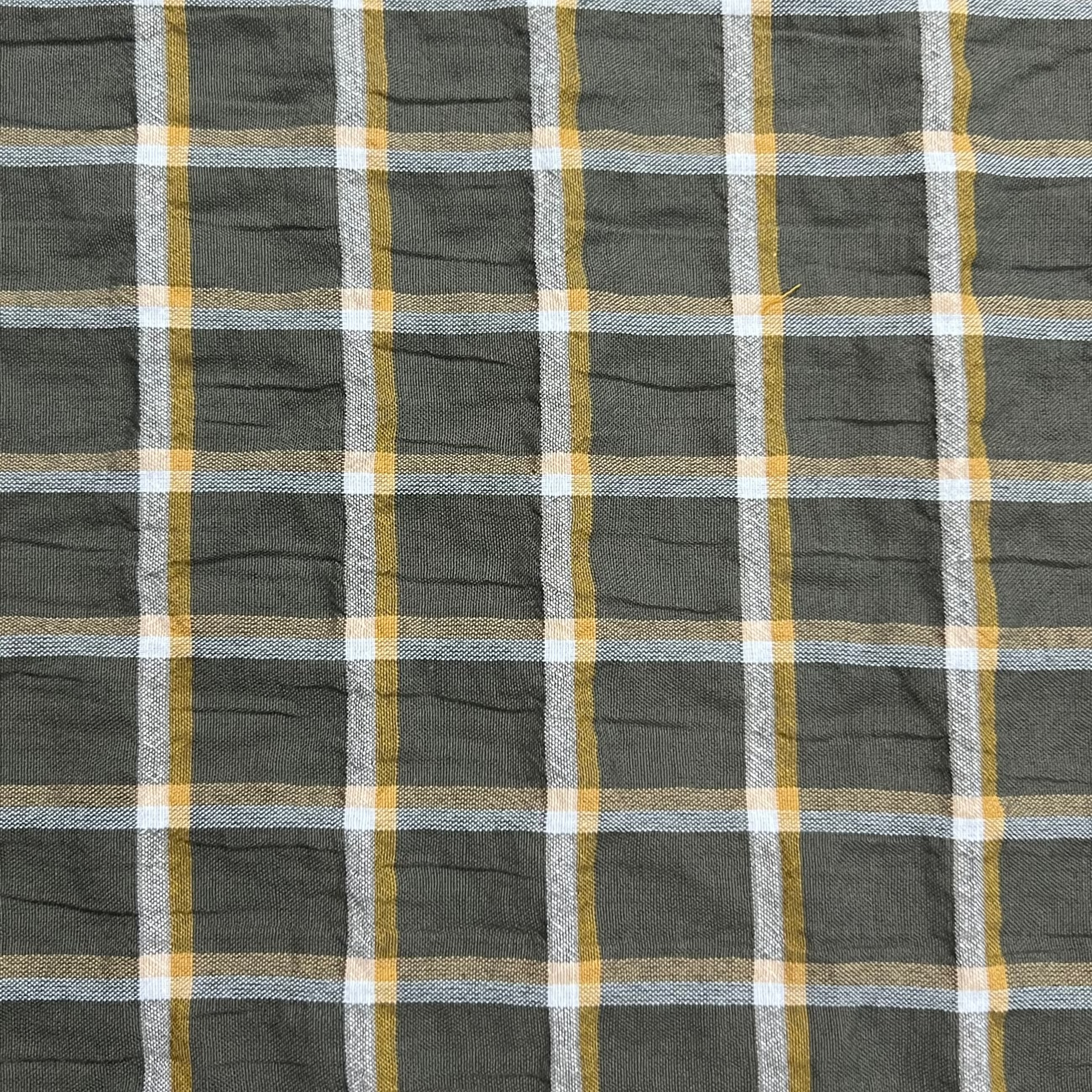 Checkered Cotton Fabric  RX151