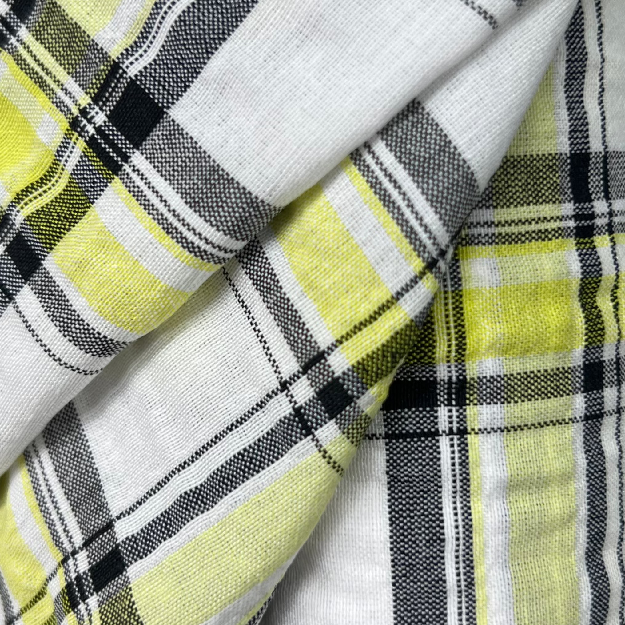 Checkered Cotton Fabric RX179