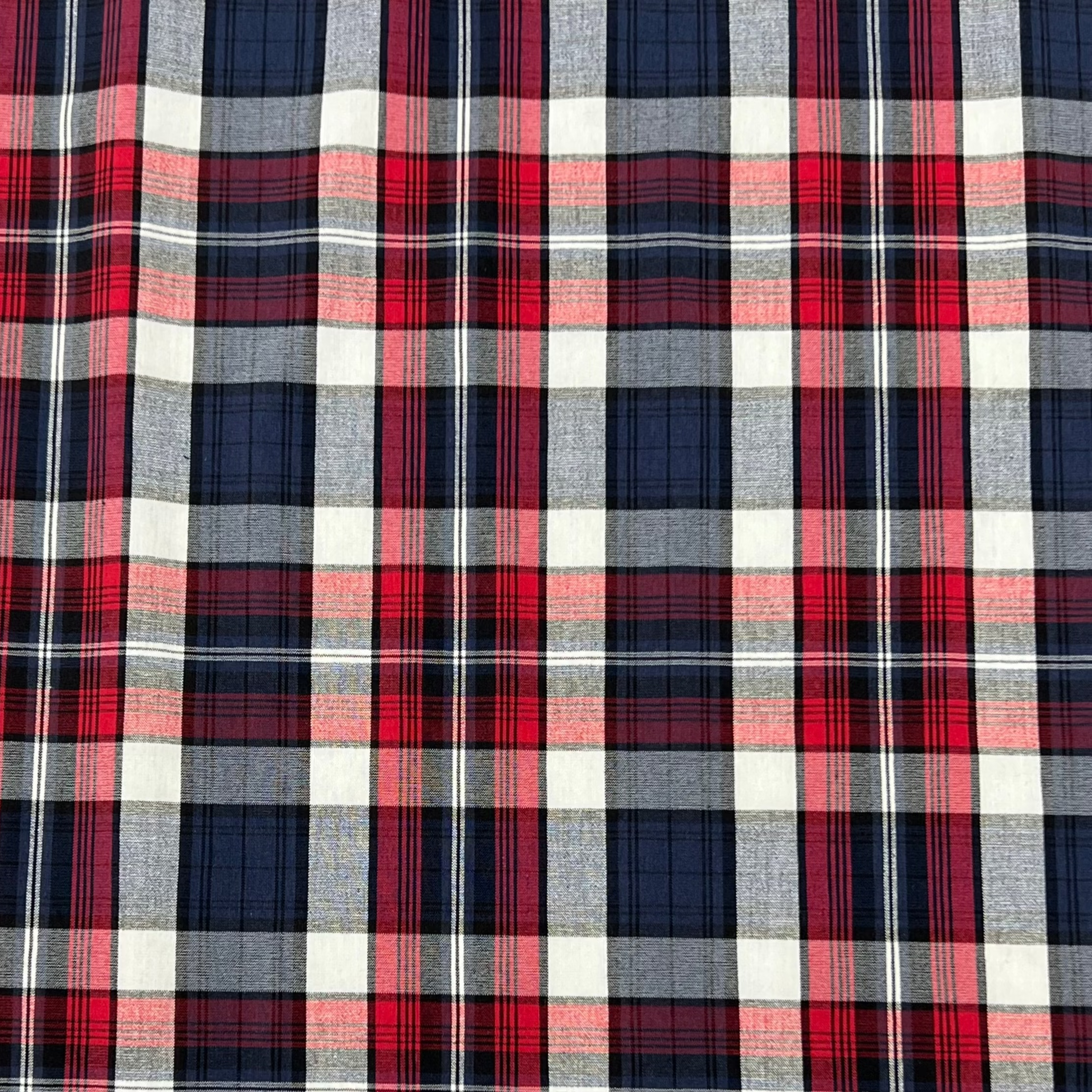 Checkered Cotton Fabric RX186