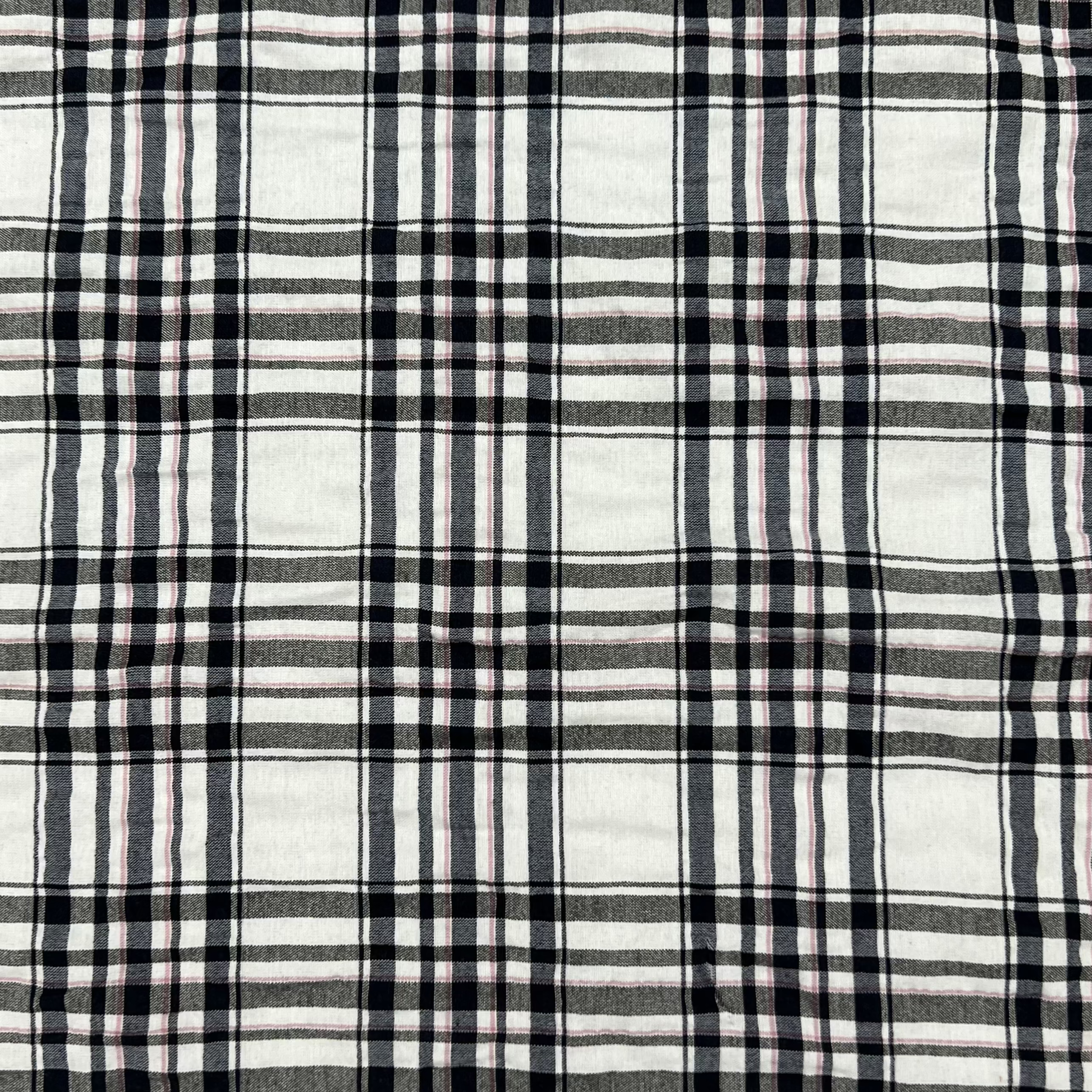 Checkered Cotton Fabric RX187