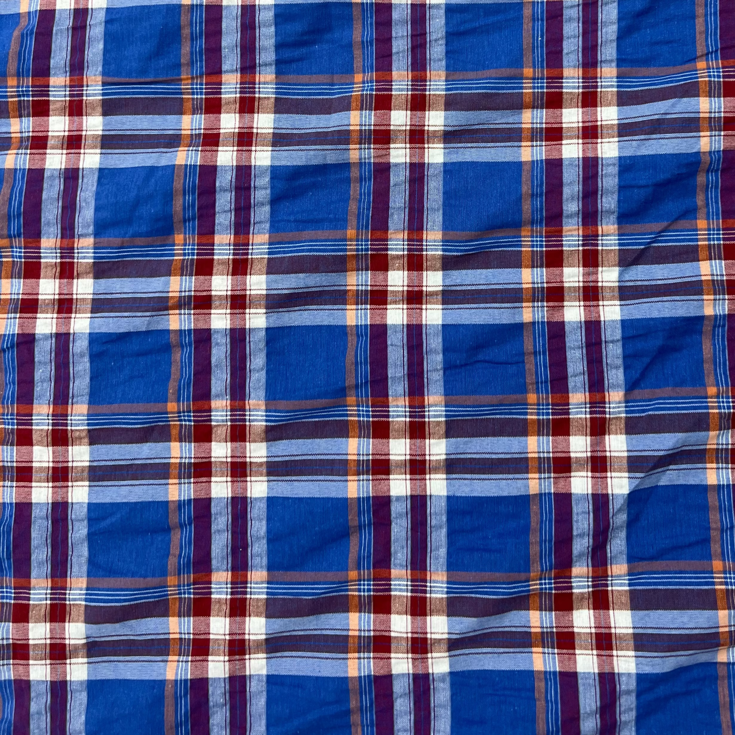 Checkered Cotton Fabric RX192