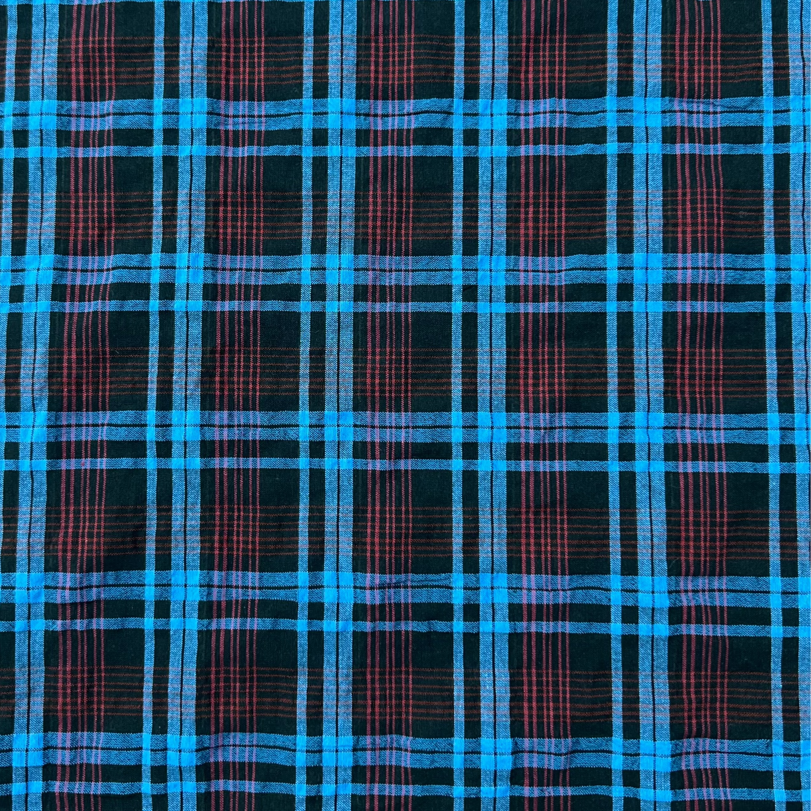 Checkered Cotton Fabric RX194