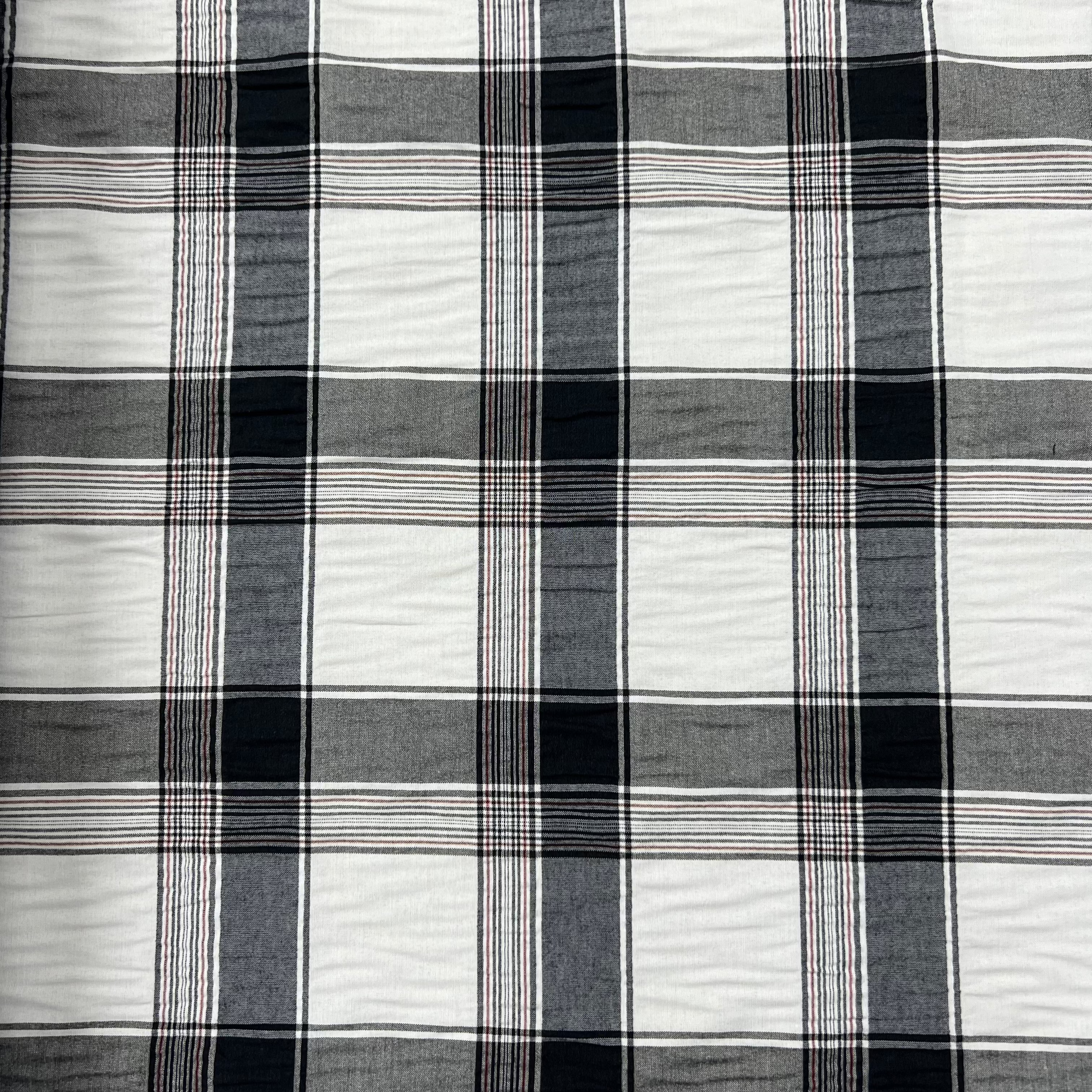 Checkered Cotton Fabric RX195