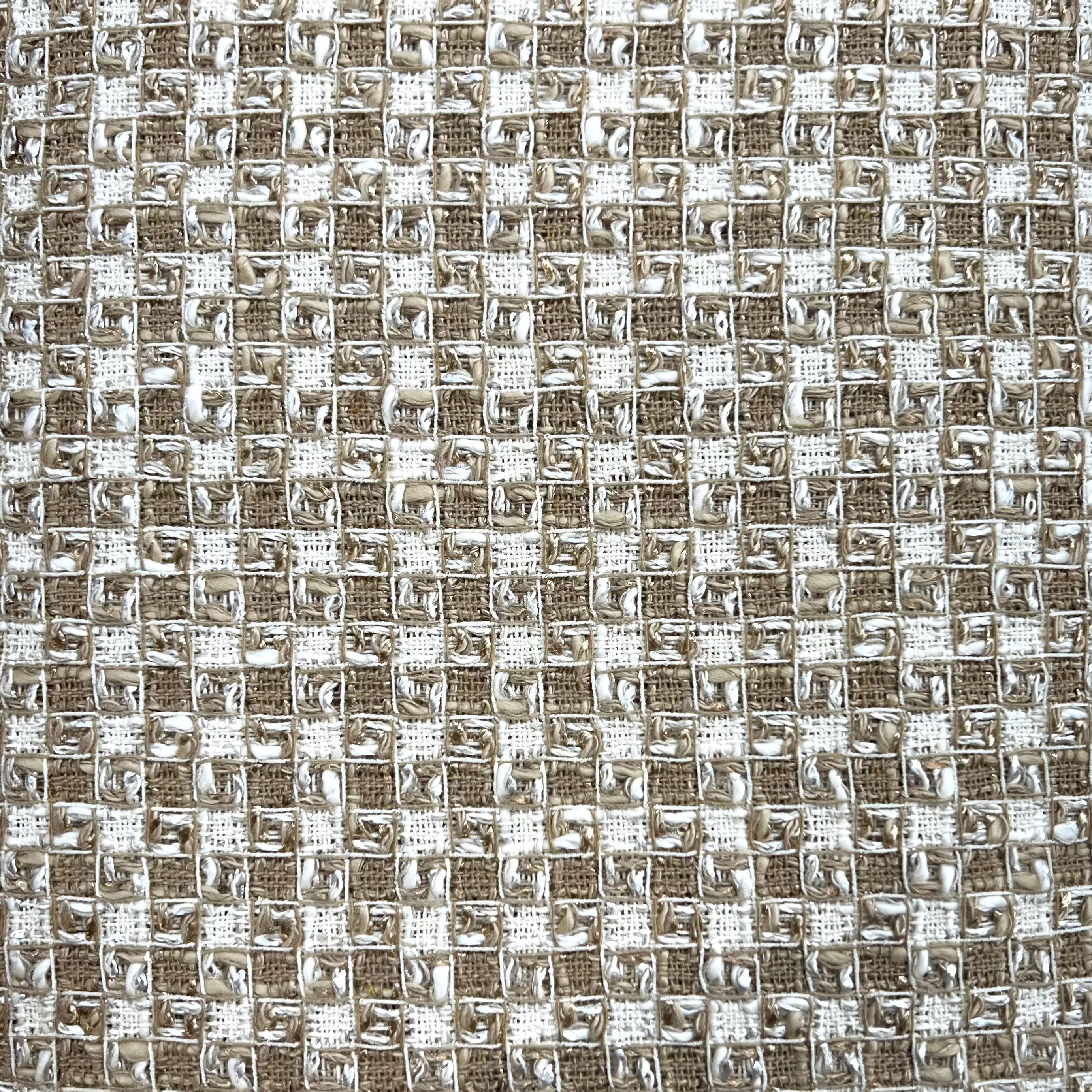 Linen & Nylon Boucle Fabric XIT022 CH1