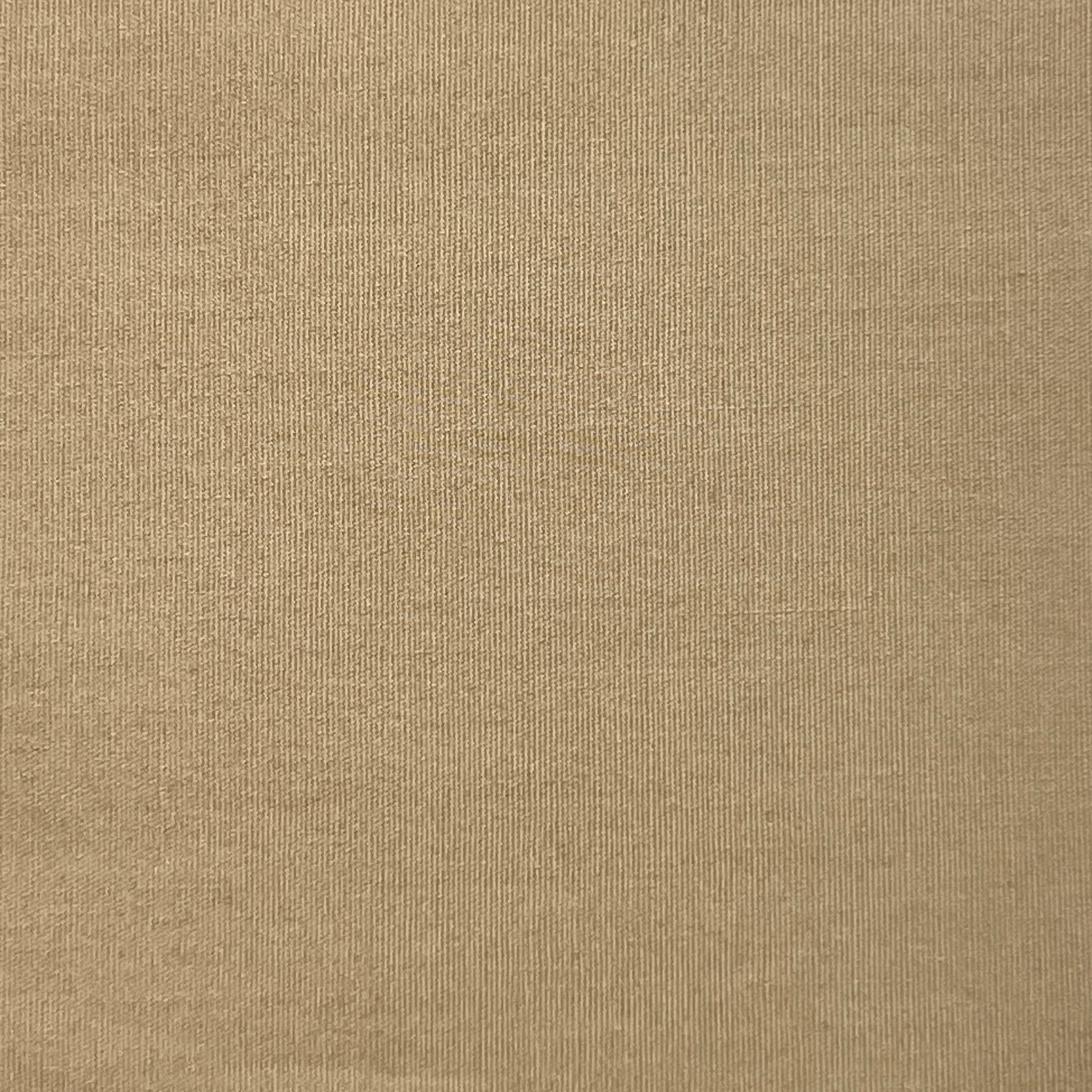 A textured beige cotton fabric with vertical ribbing.