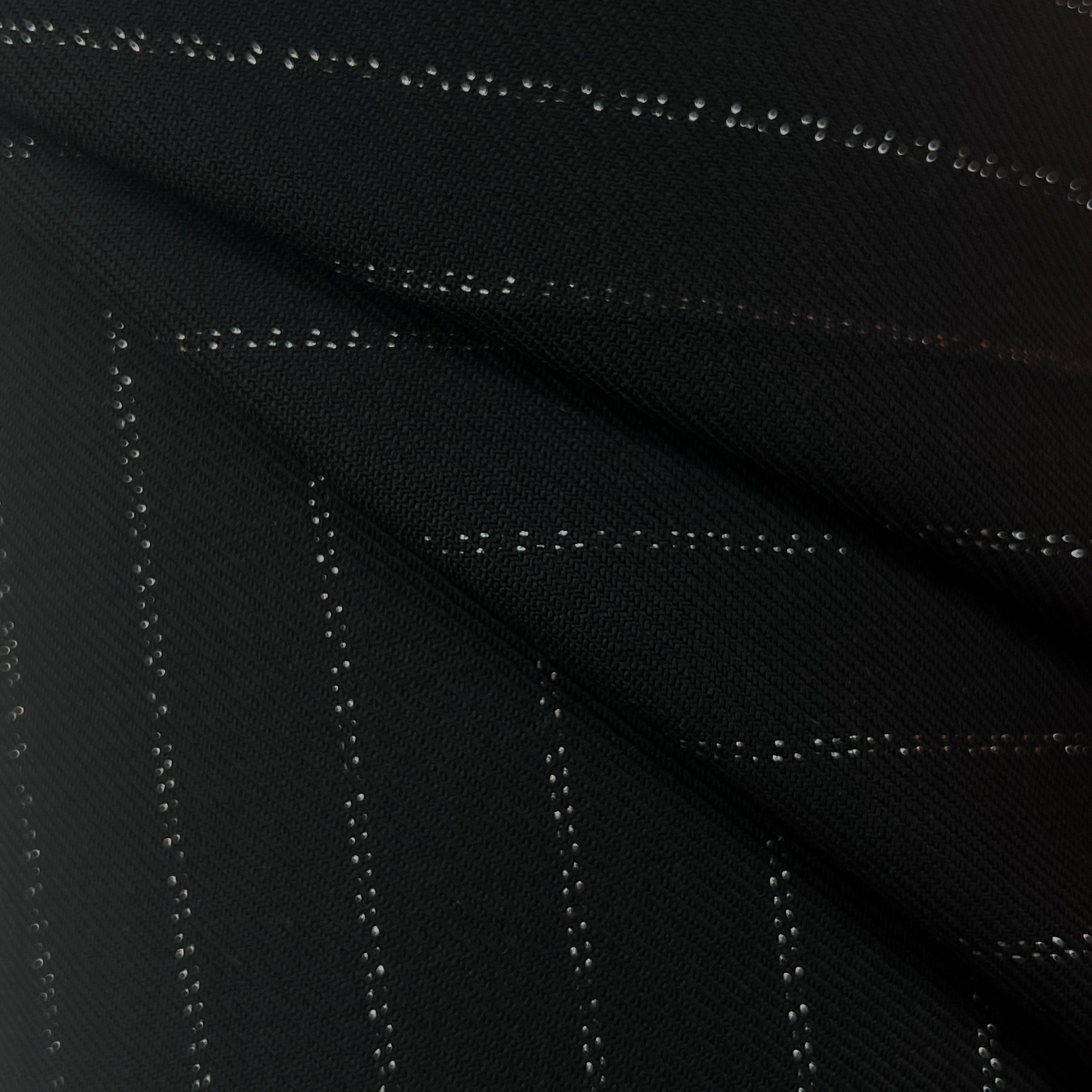 Wool & Polyester Metallic Chalk Stripe Wool Suiting NSOU038 T25N13158 | Galedi Fabrics