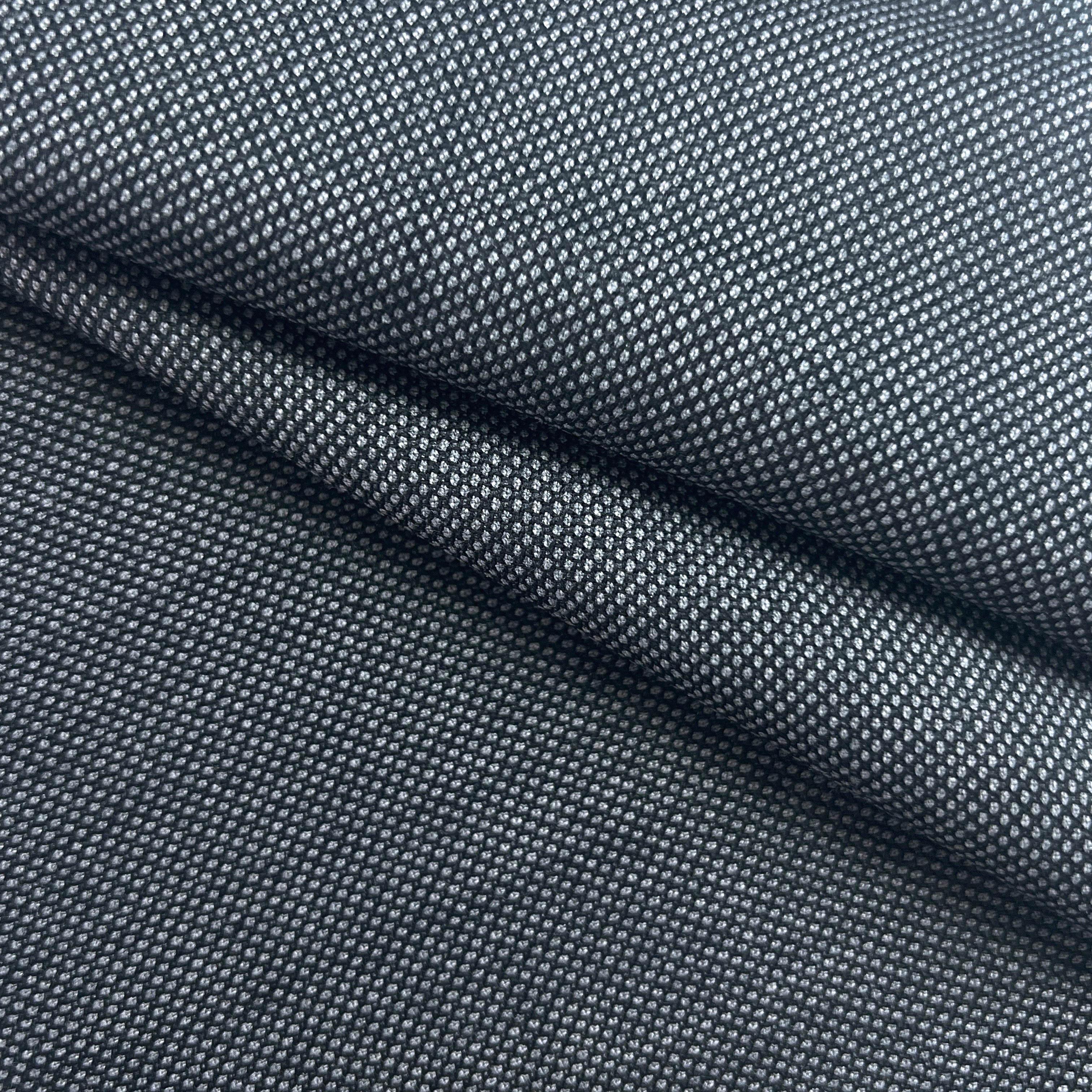 Wool Worsted & Polyester Light Grey Birdseye HS006 118010 | Galedi Fabrics