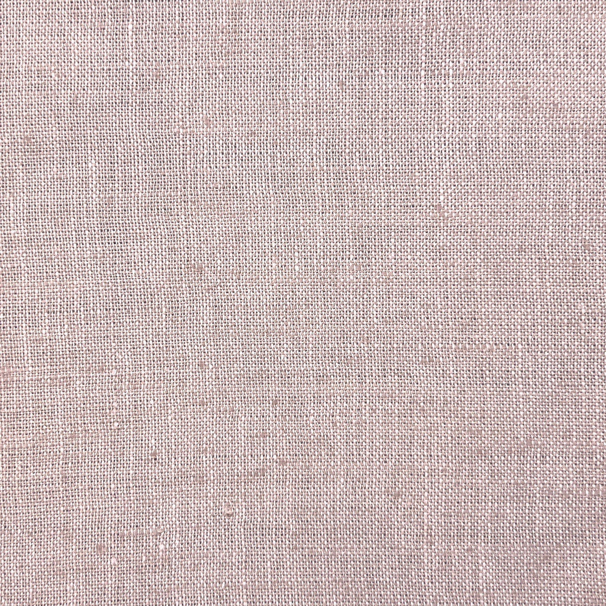 A close-up of a light beige linen fabric texture with a fine woven pattern.