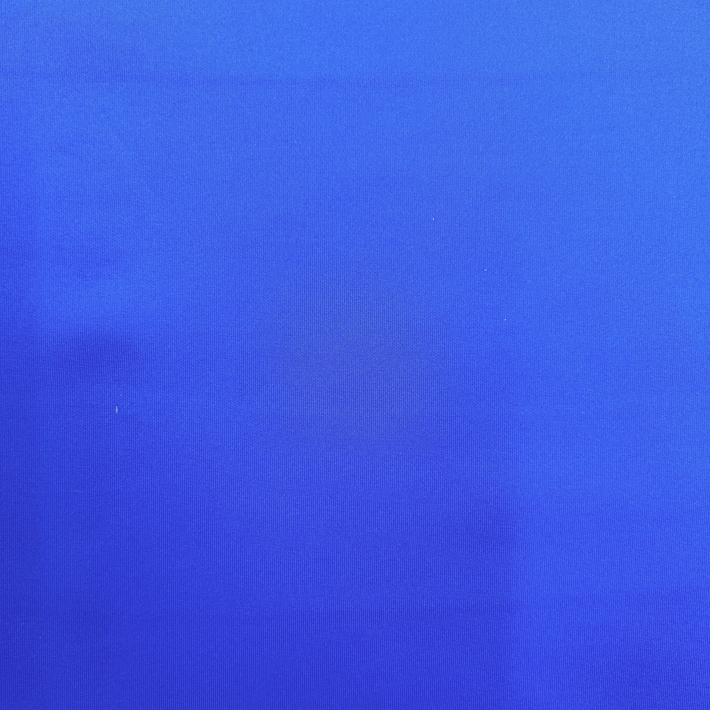 A solid, vibrant royal blue color swatch with a subtle fine texture.