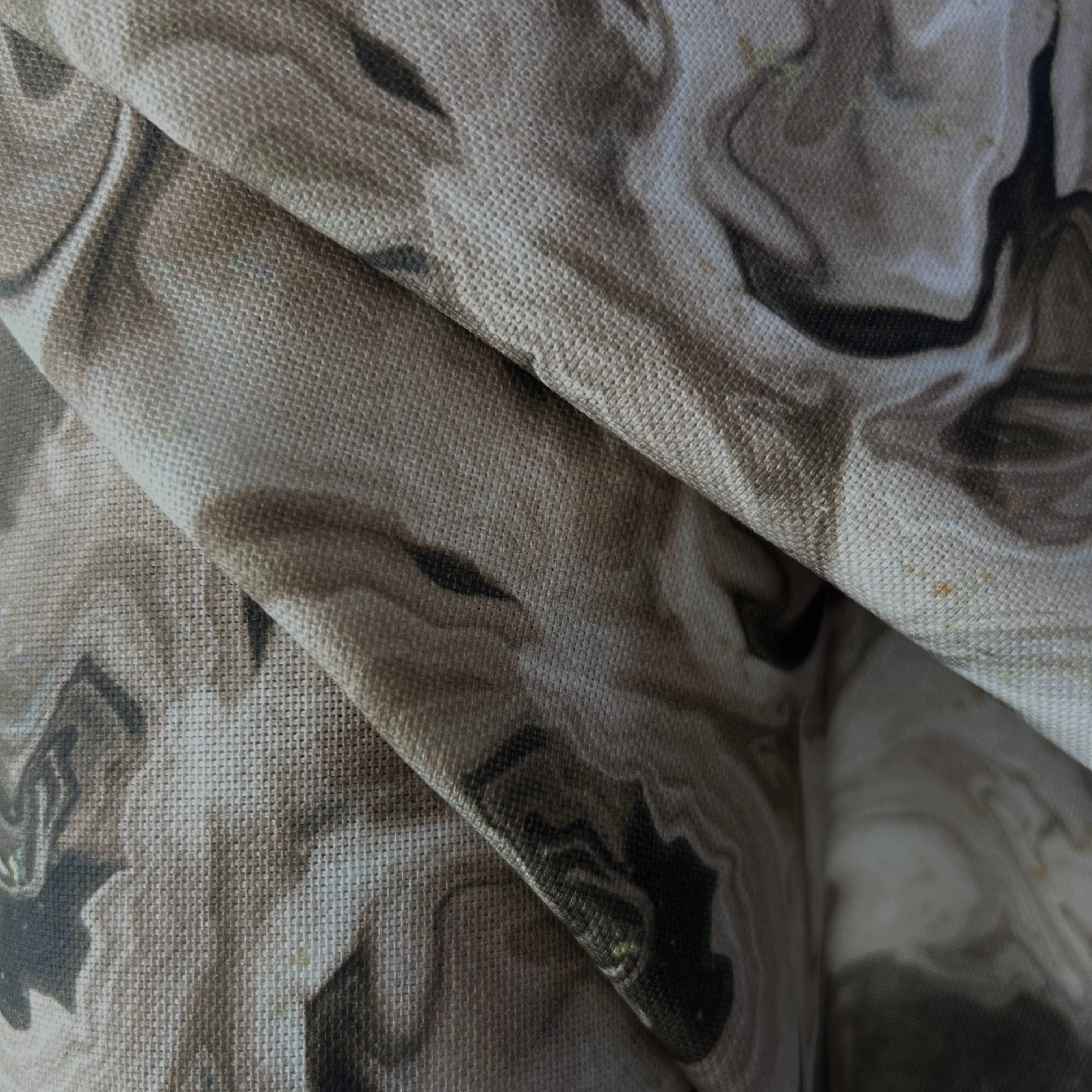 Panama Cotton Fabric Digital Print Abstract NB027 01670