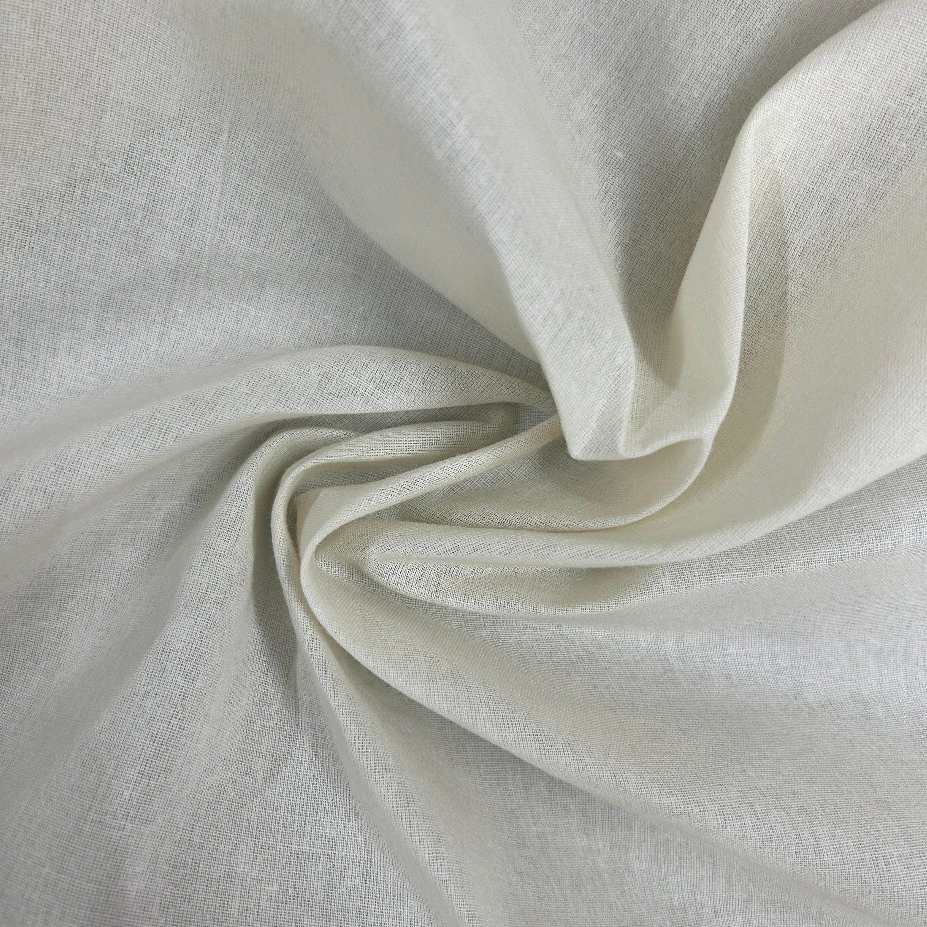 White Fabric swirl 