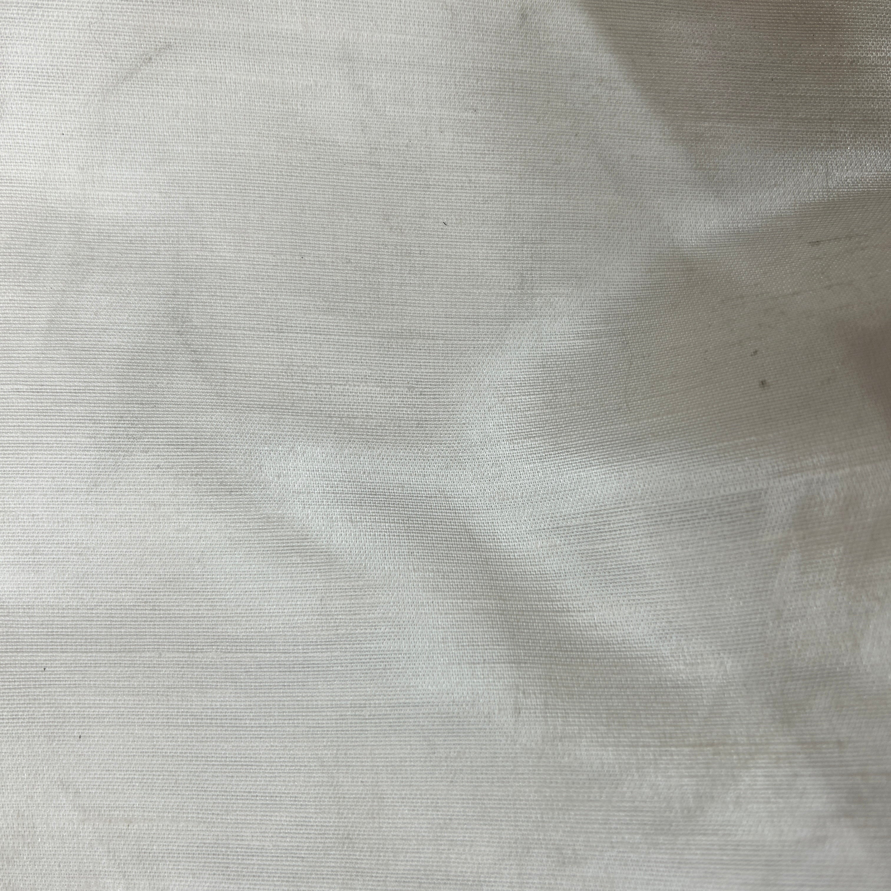 White fabric swatch 