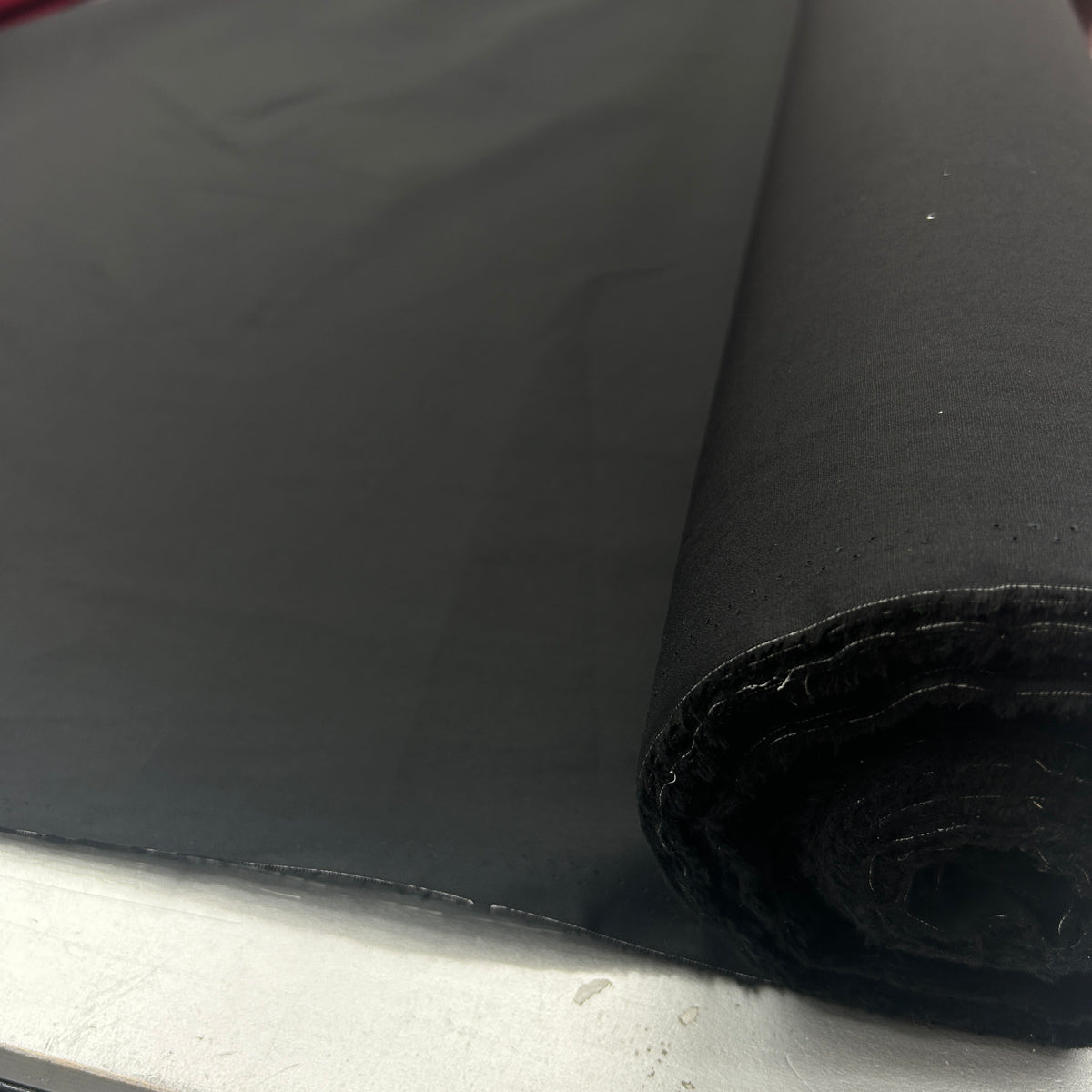 black fabric roll