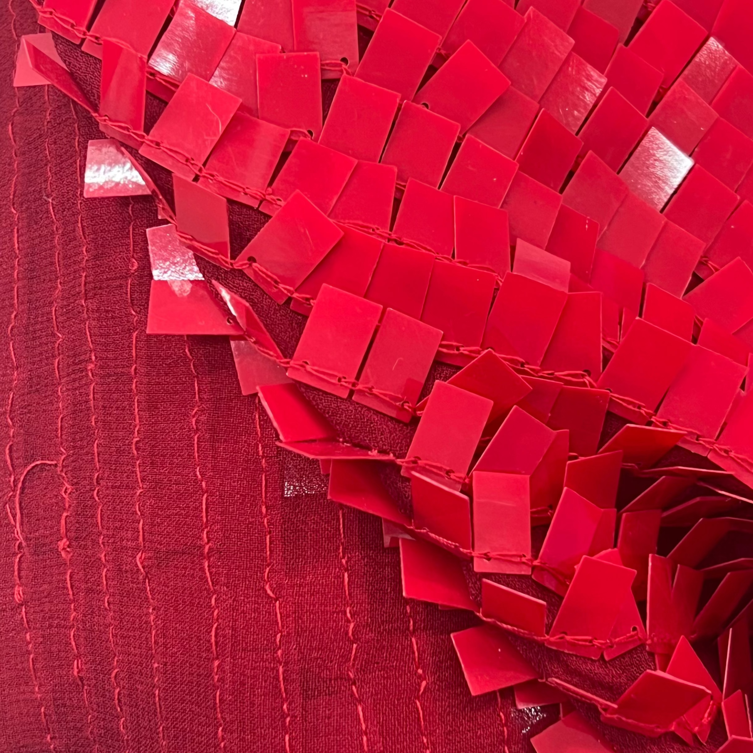 Rectangle Sequins Fabric AE024 AI/E/48196