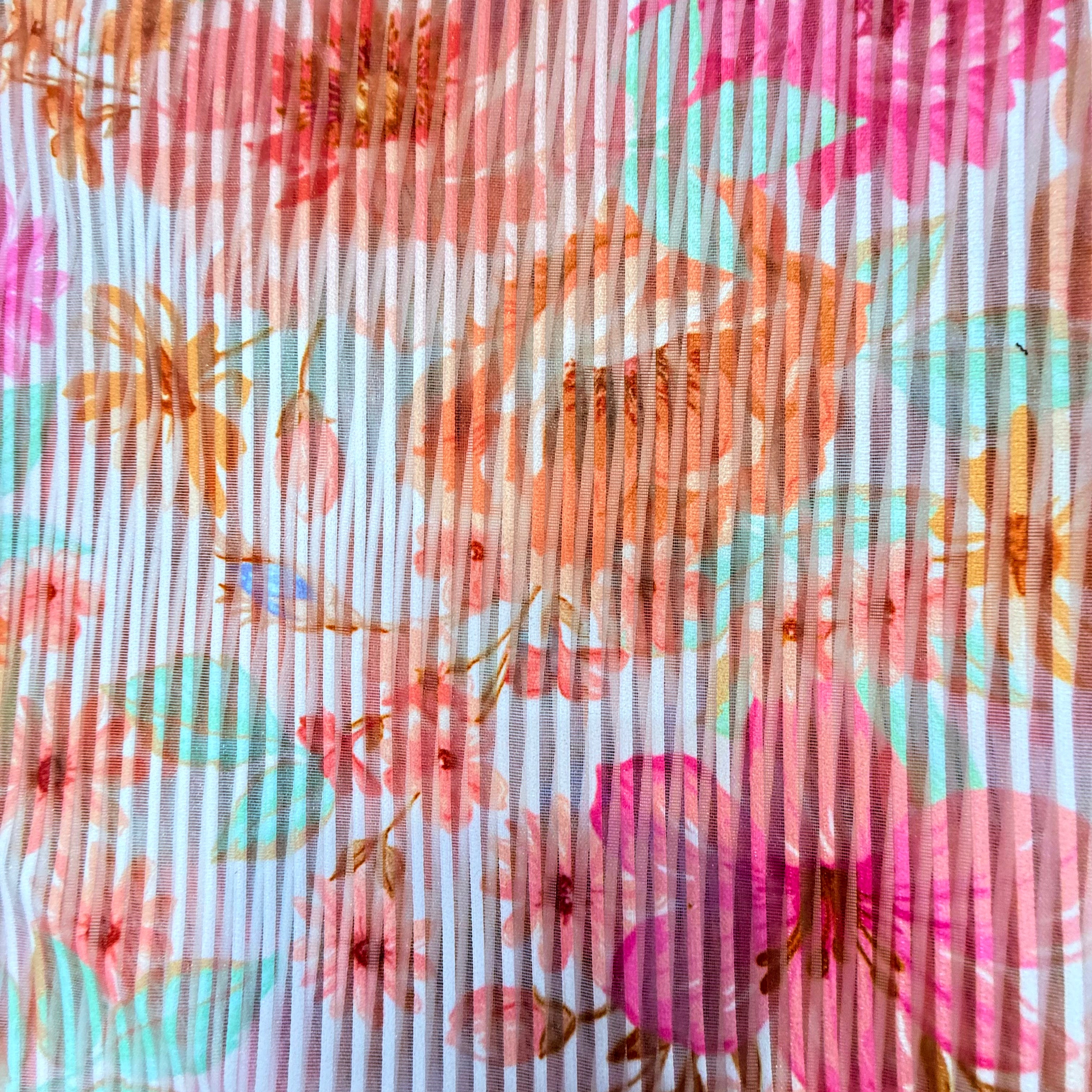 Printed Stripe Organza – 1.80m | SALEXM94