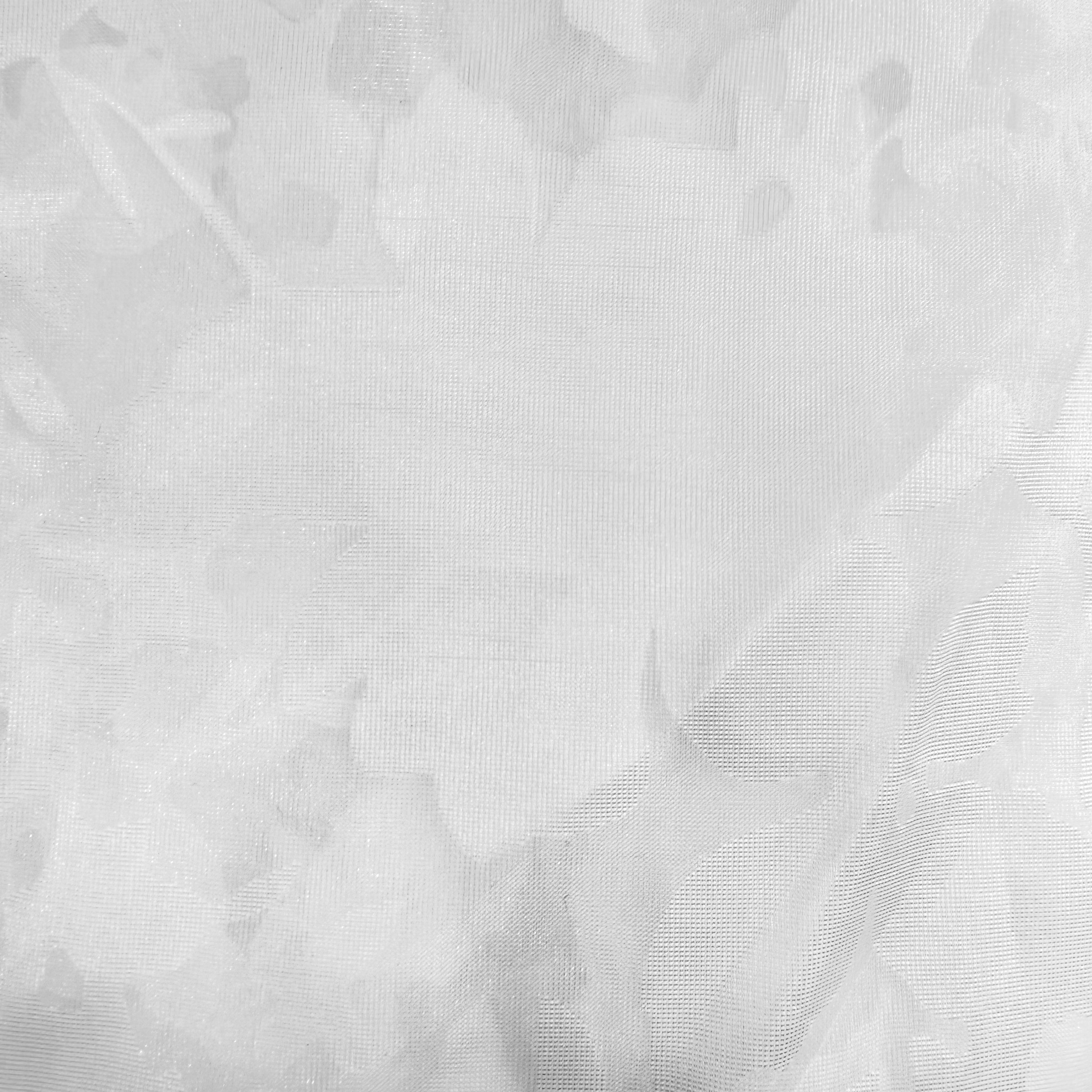 White Poly Organza Jacquard  – 3.50m | SALEXM102