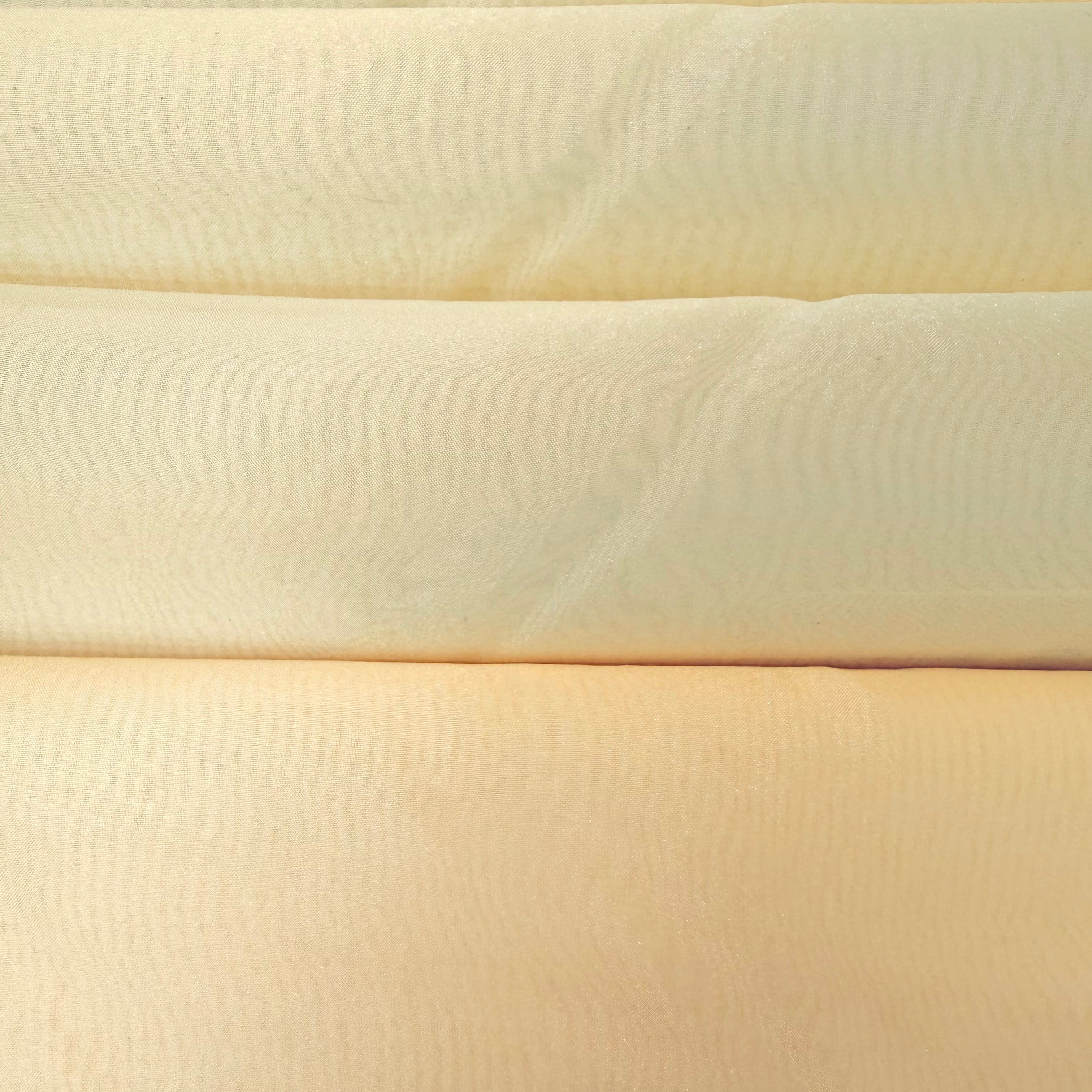 Pure Organza – Yellow, Pink, Peach | SALEXM - 111, 112, 113