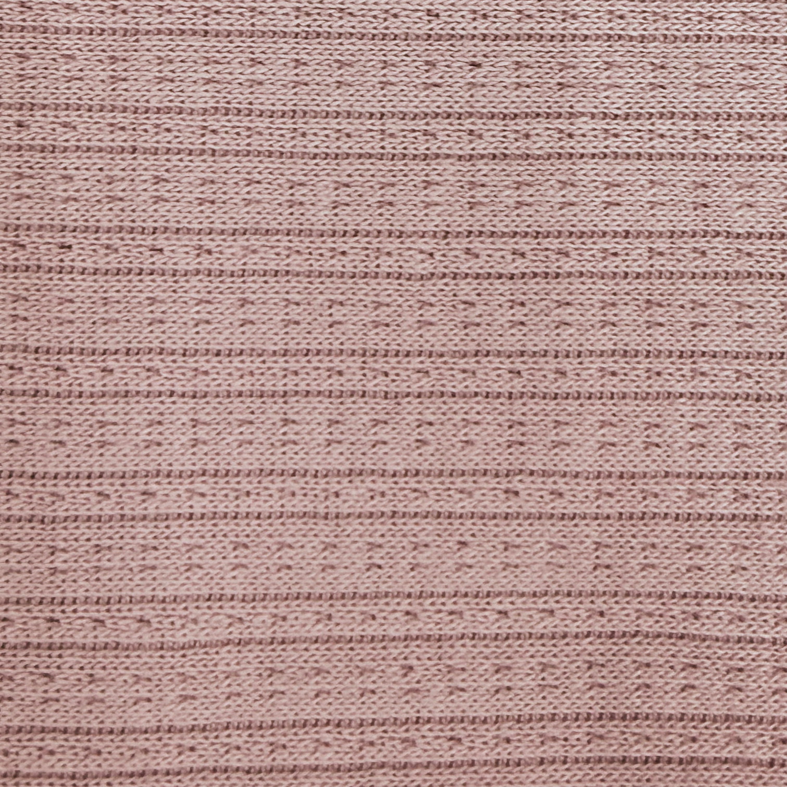 Pink Ribbed Jersey Knit Patterned Fabric - 2.70m | SALEXM129