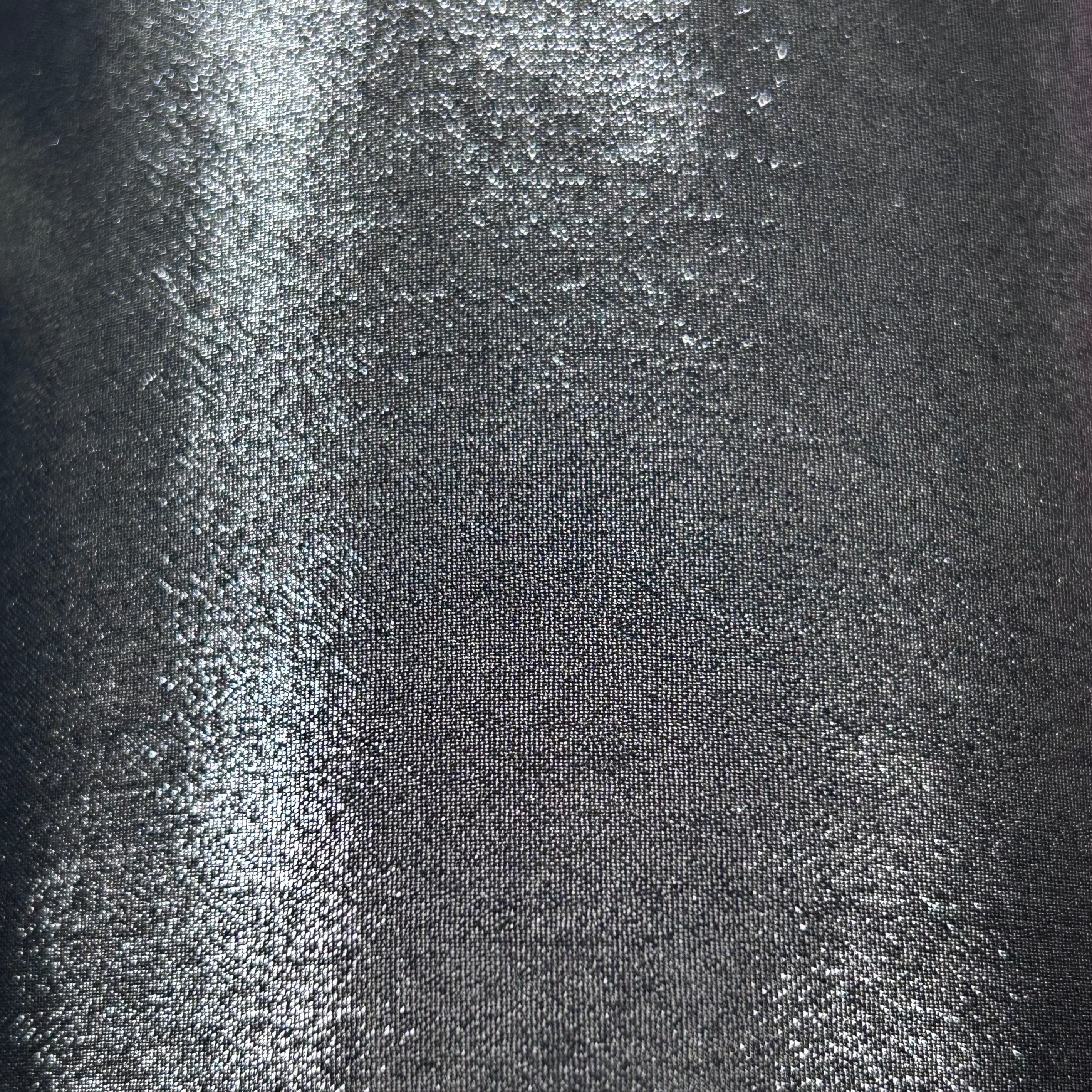 Metallic Silver Lamé with Black Tone X197