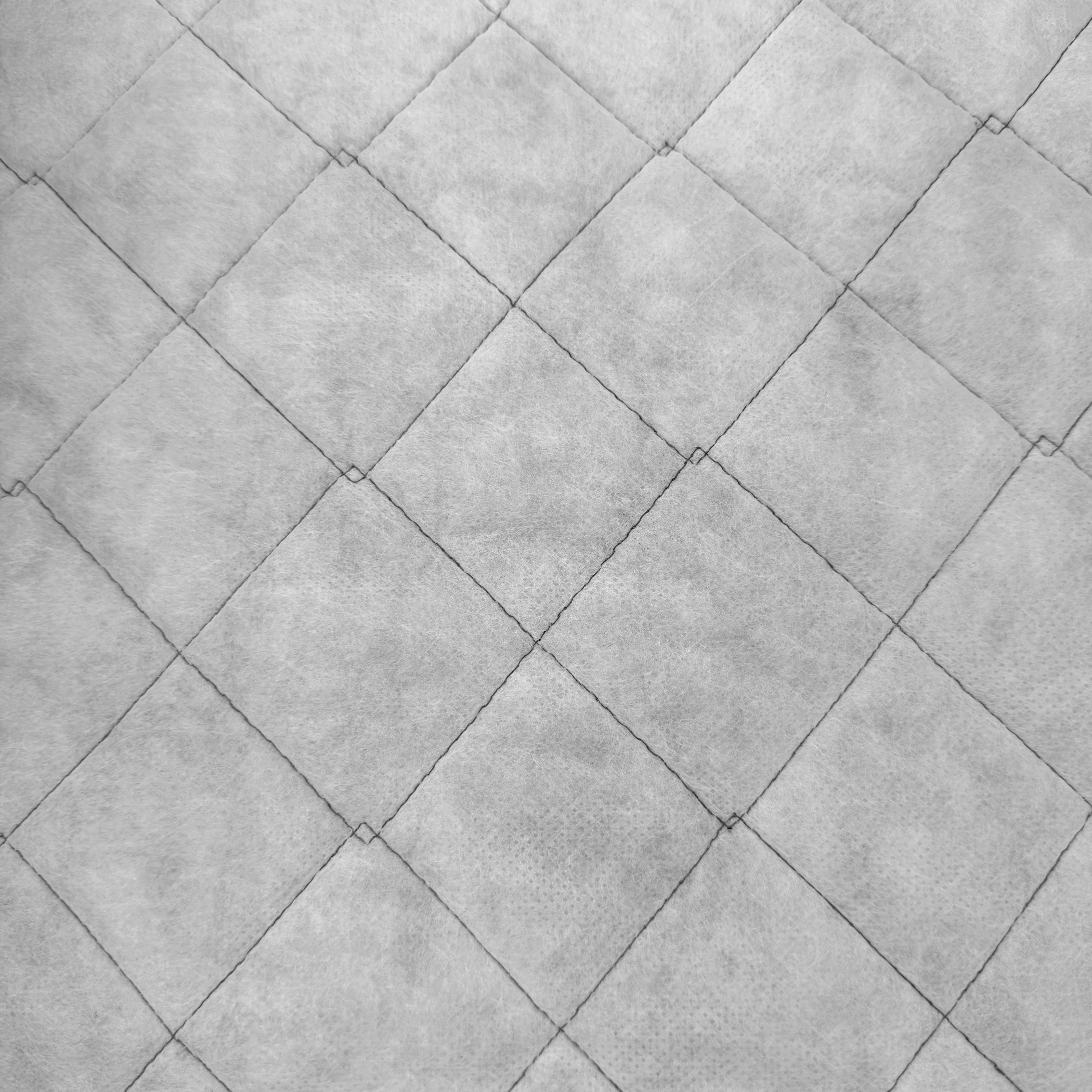 Dark Brown Double Sided Padded Quilted Material Fabric With White Back | SALEXM402