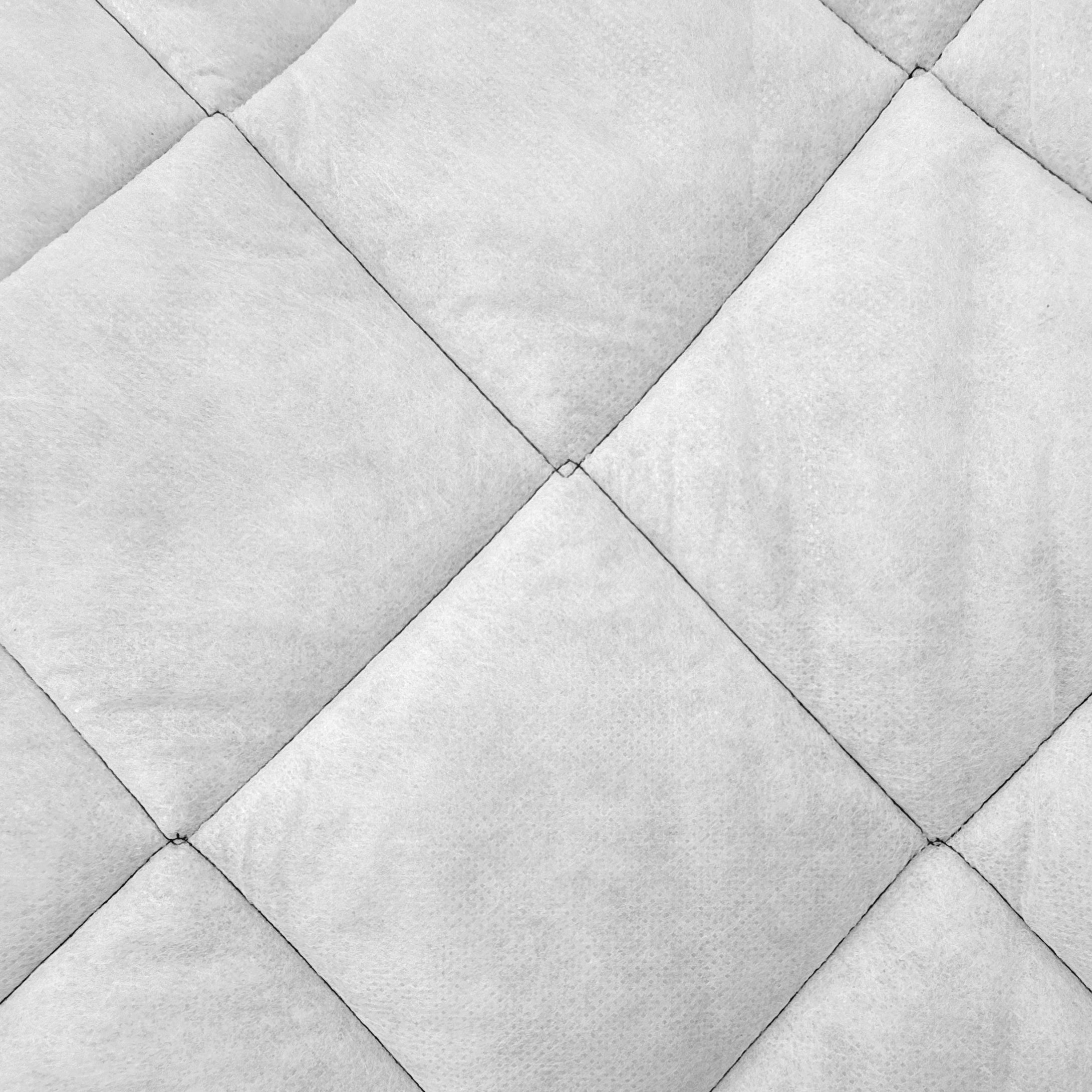 GreenDouble Sided Padded Quilted Material Fabric With White Back | SALEXM407