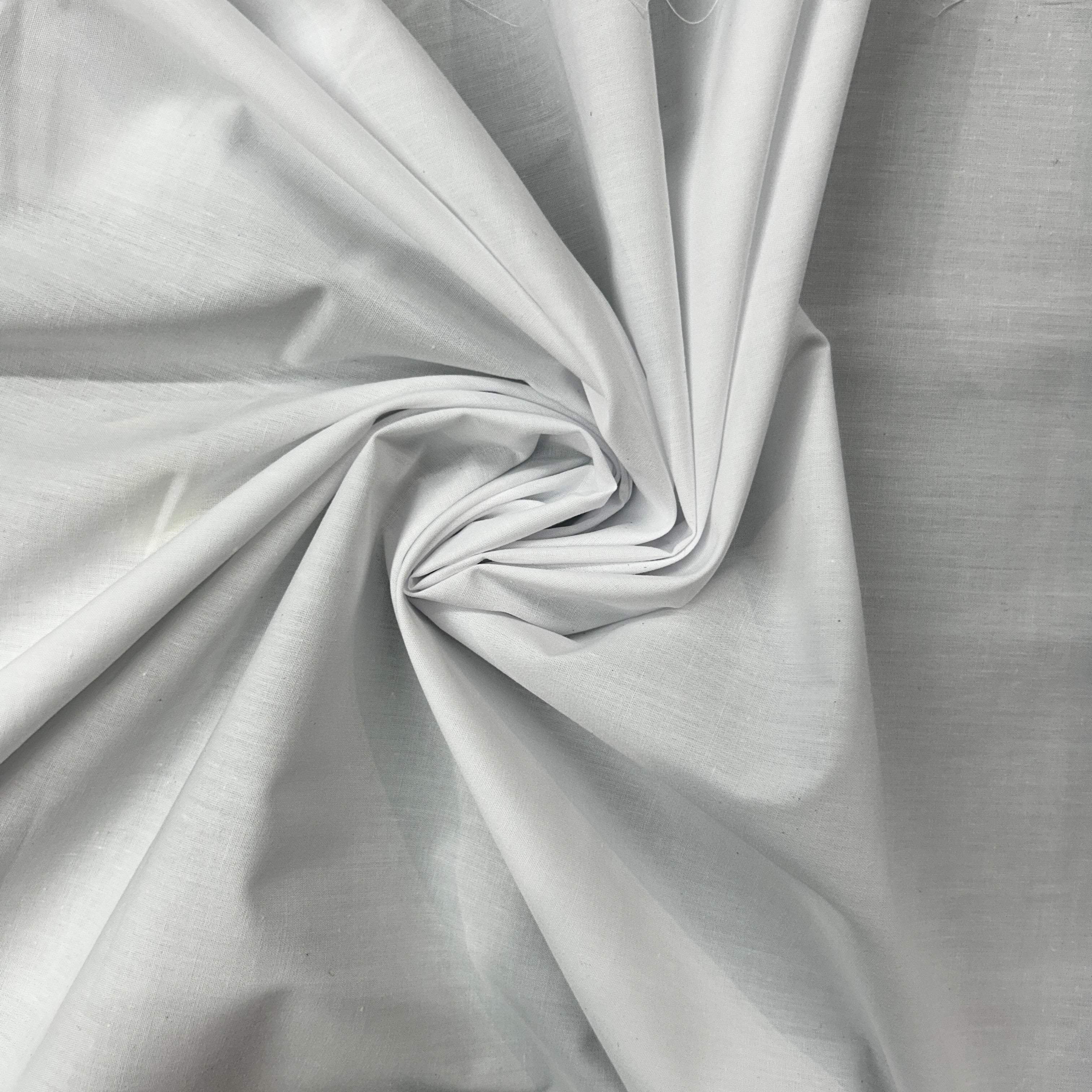 Close-up of gray fabric with folds