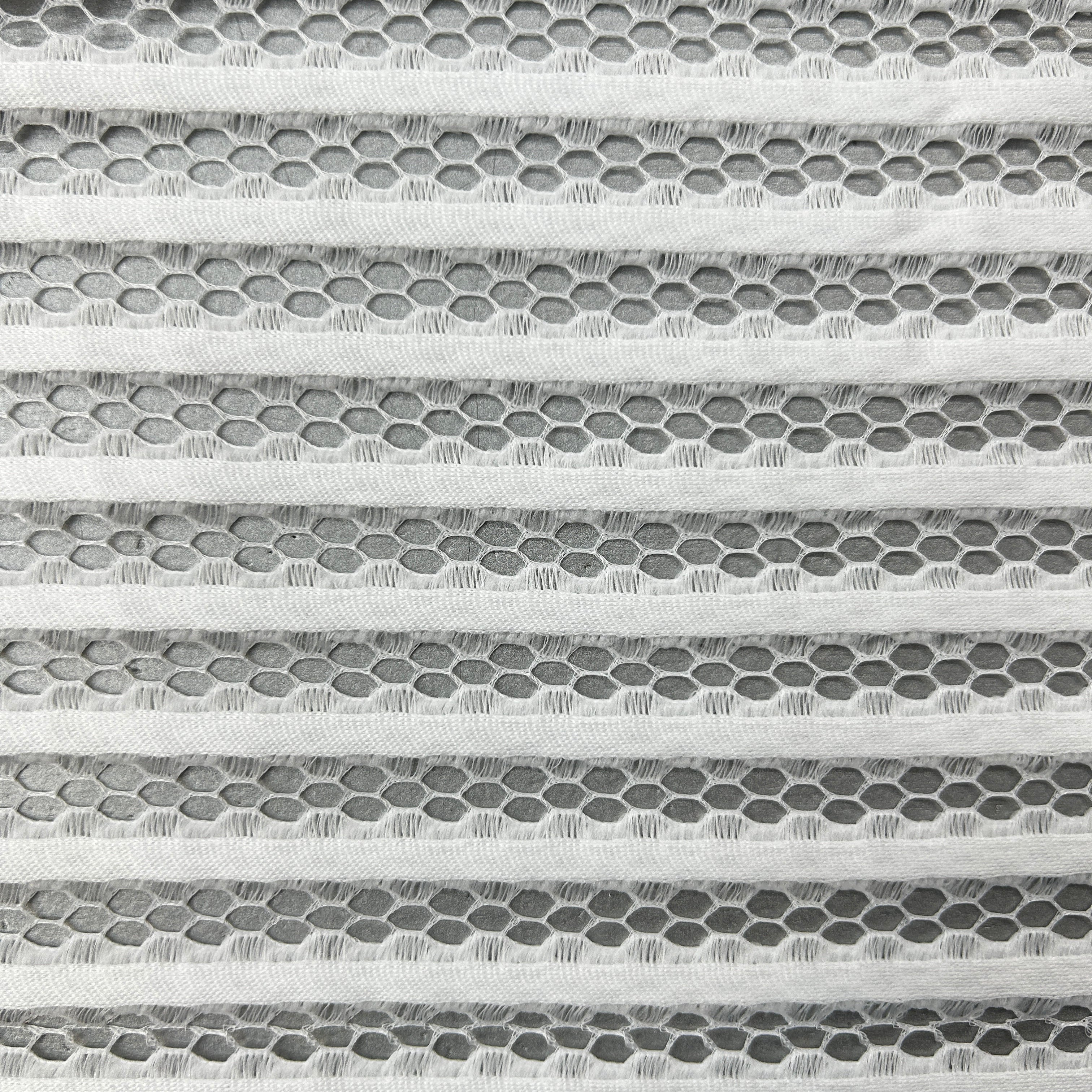 Textured pattern with alternating light and dark gray stripes