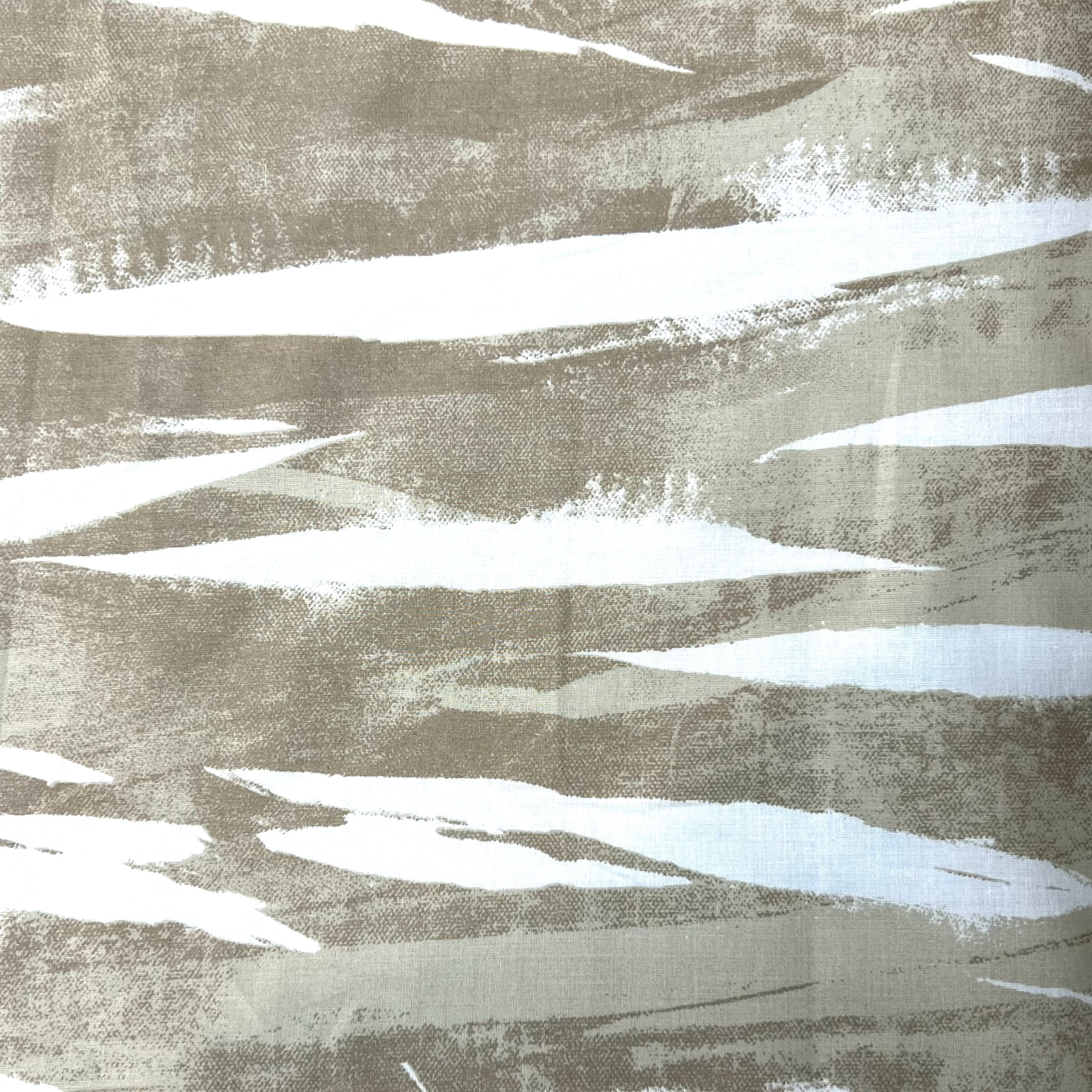 Textured fabric with wavy pattern in neutral tones