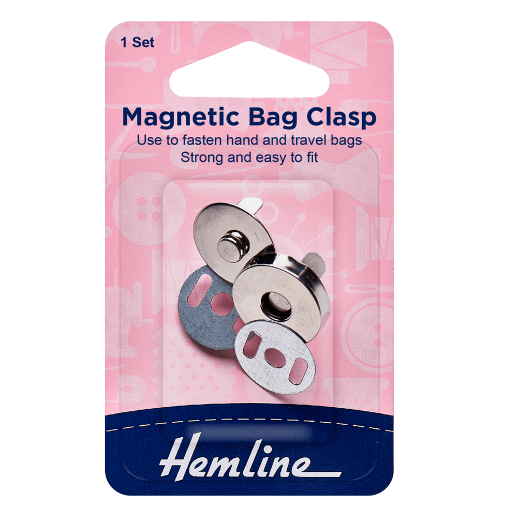 Hemline Magnetic Bag Closure – 19mm Durable Travel Clip