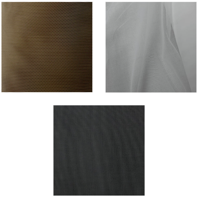 Elastic Tulle Caramel Sheer Mesh Textile Fabric | MI001