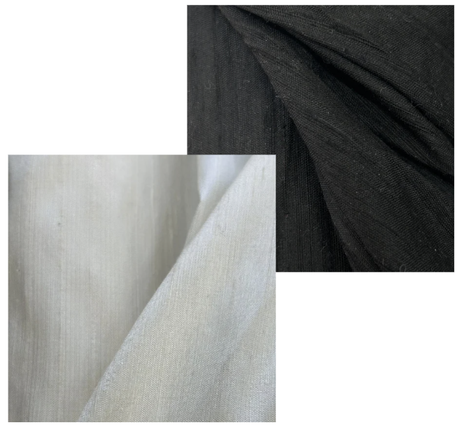 Indian Douppion 100% Silk Fabric, Slub Texture | PO010 DOU045