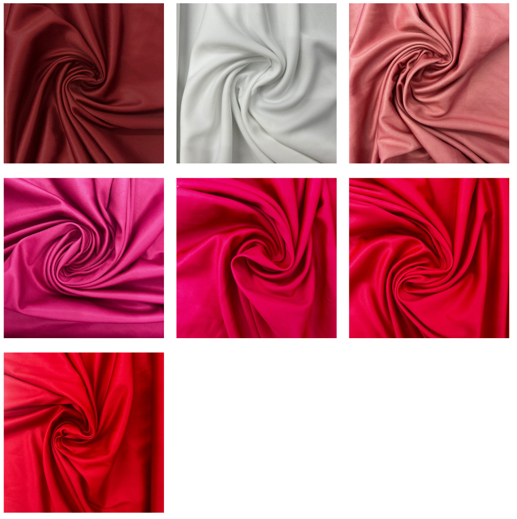 Red and Pink and white 100% Polyester Jersey | SALEXML427 - 433