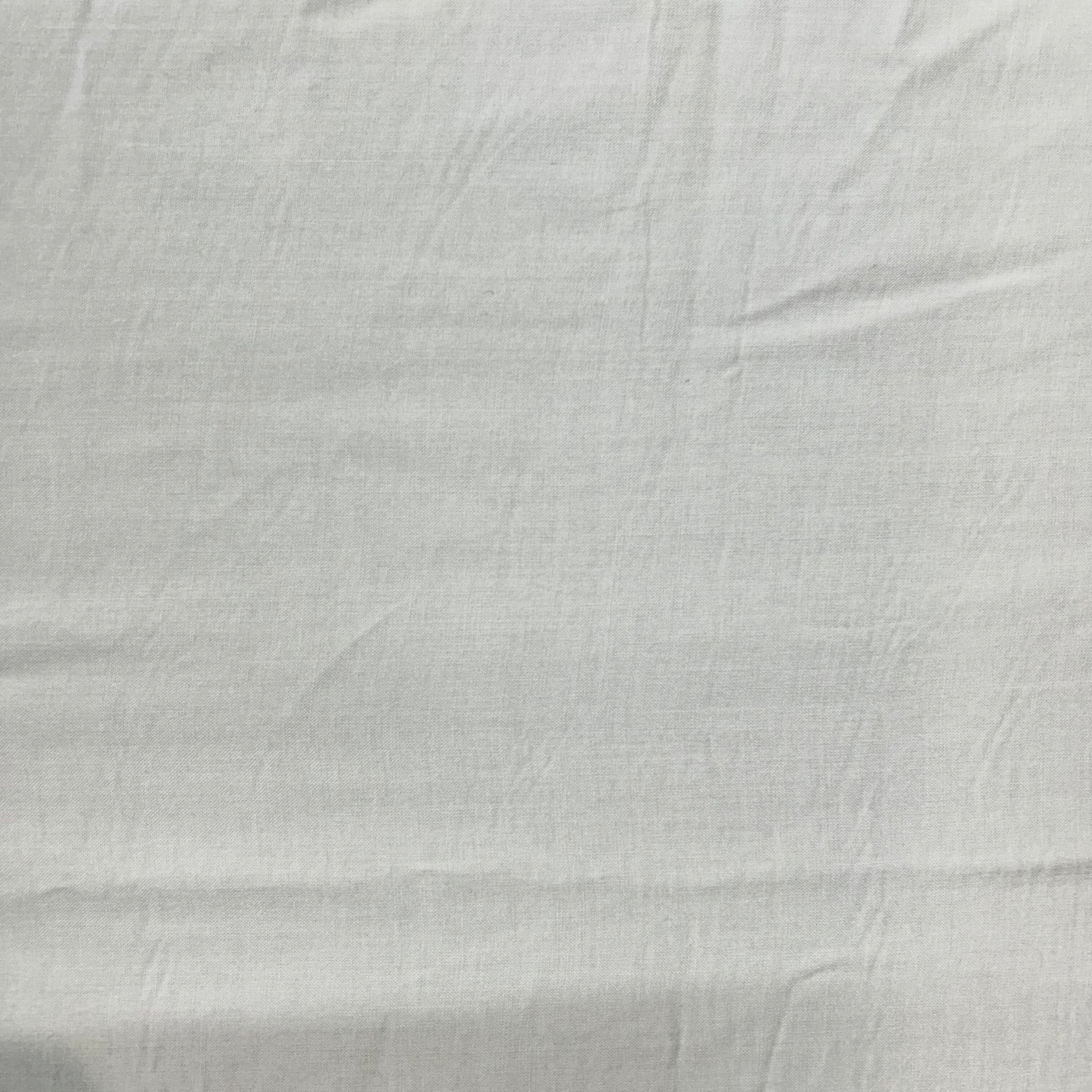 White cotton fabric 