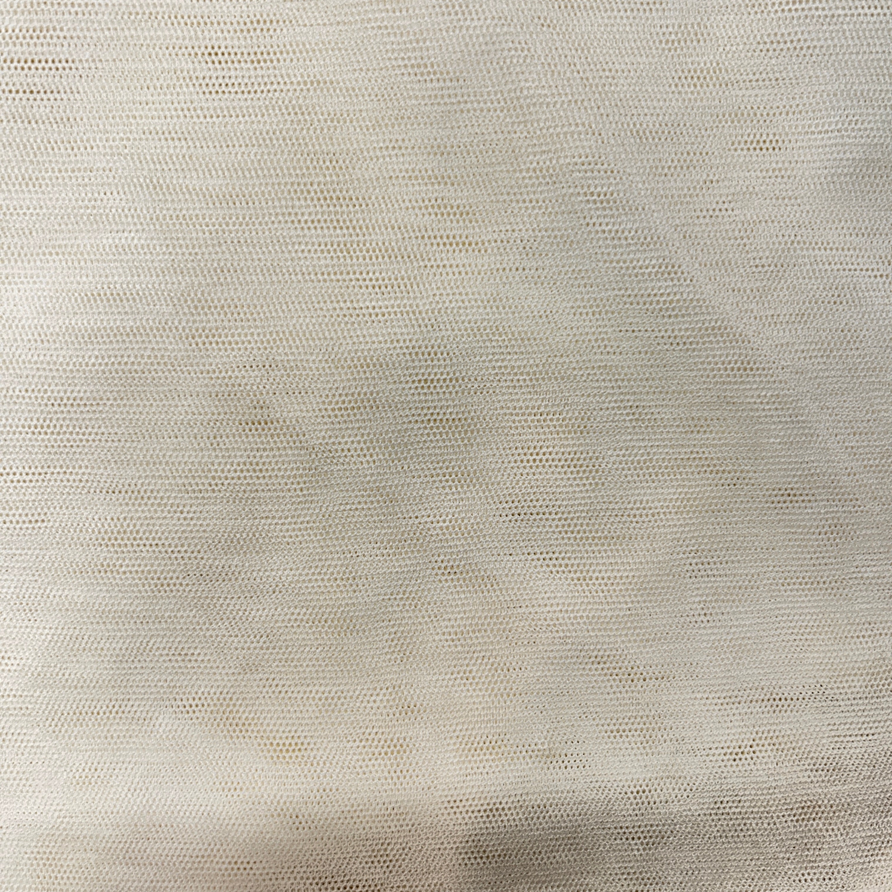 Cream tulle bobin fabric 