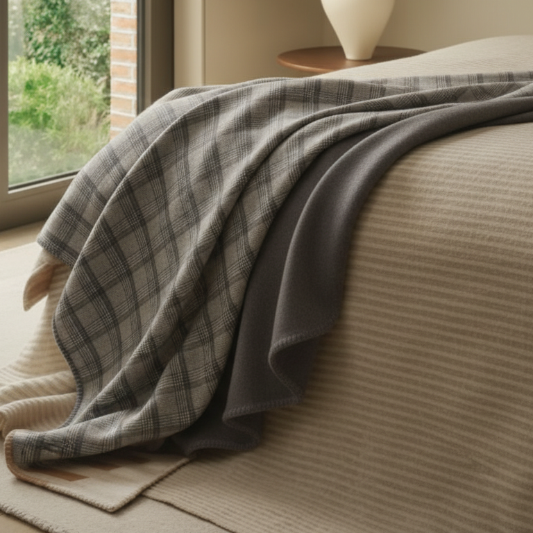Double-Sided Wool & Cashmere Tweed XIT116
